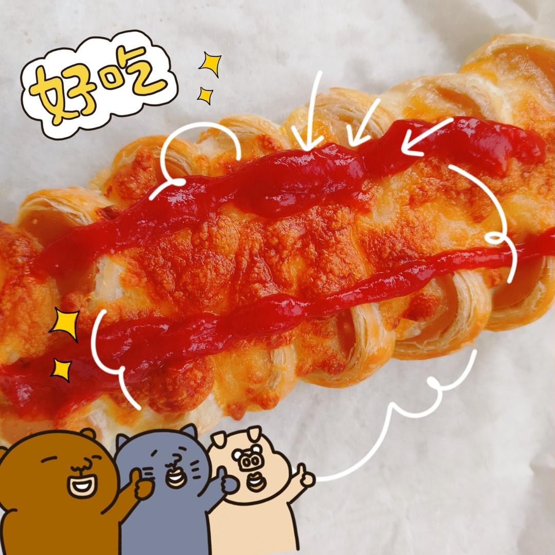 手抓饼香肠卷