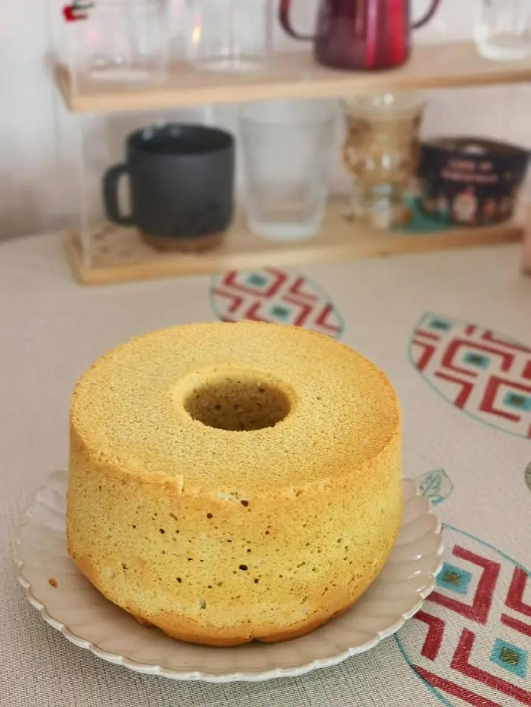 椰子芋头戚风蛋糕