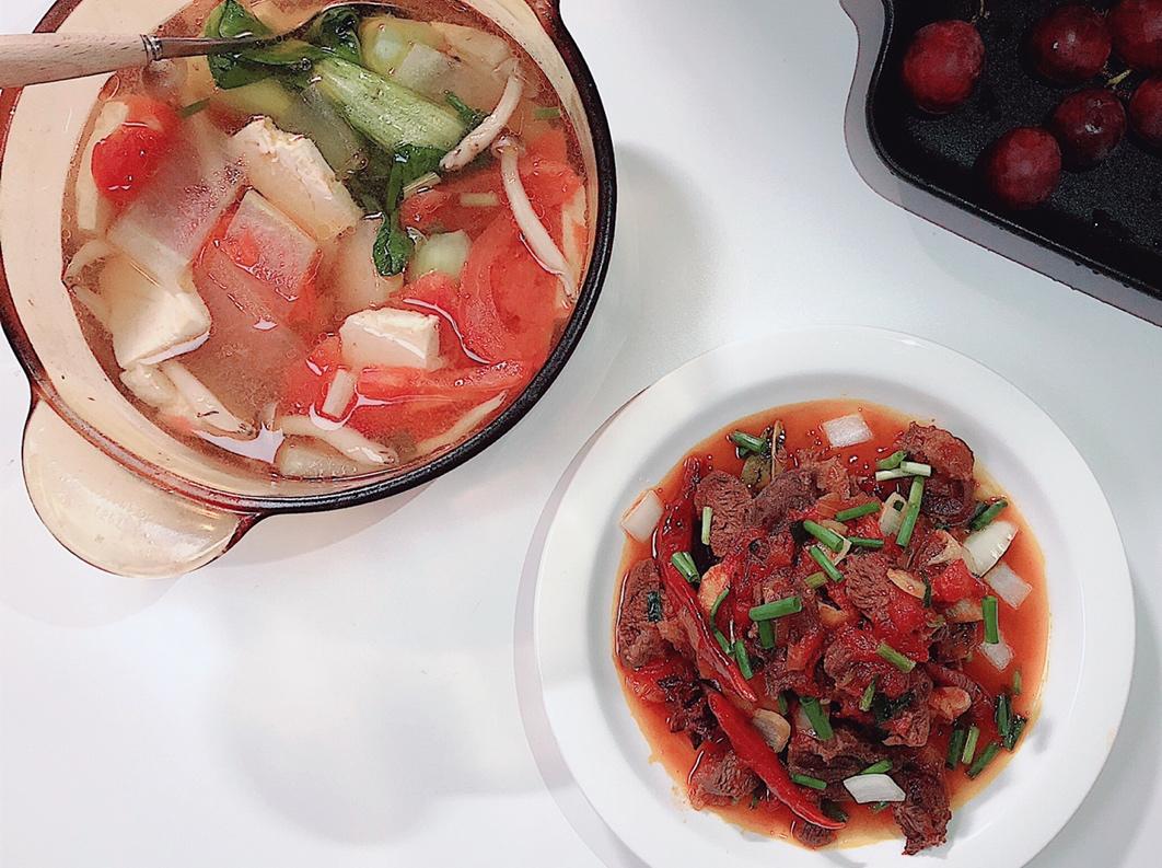 减脂蔬菜豆腐汤