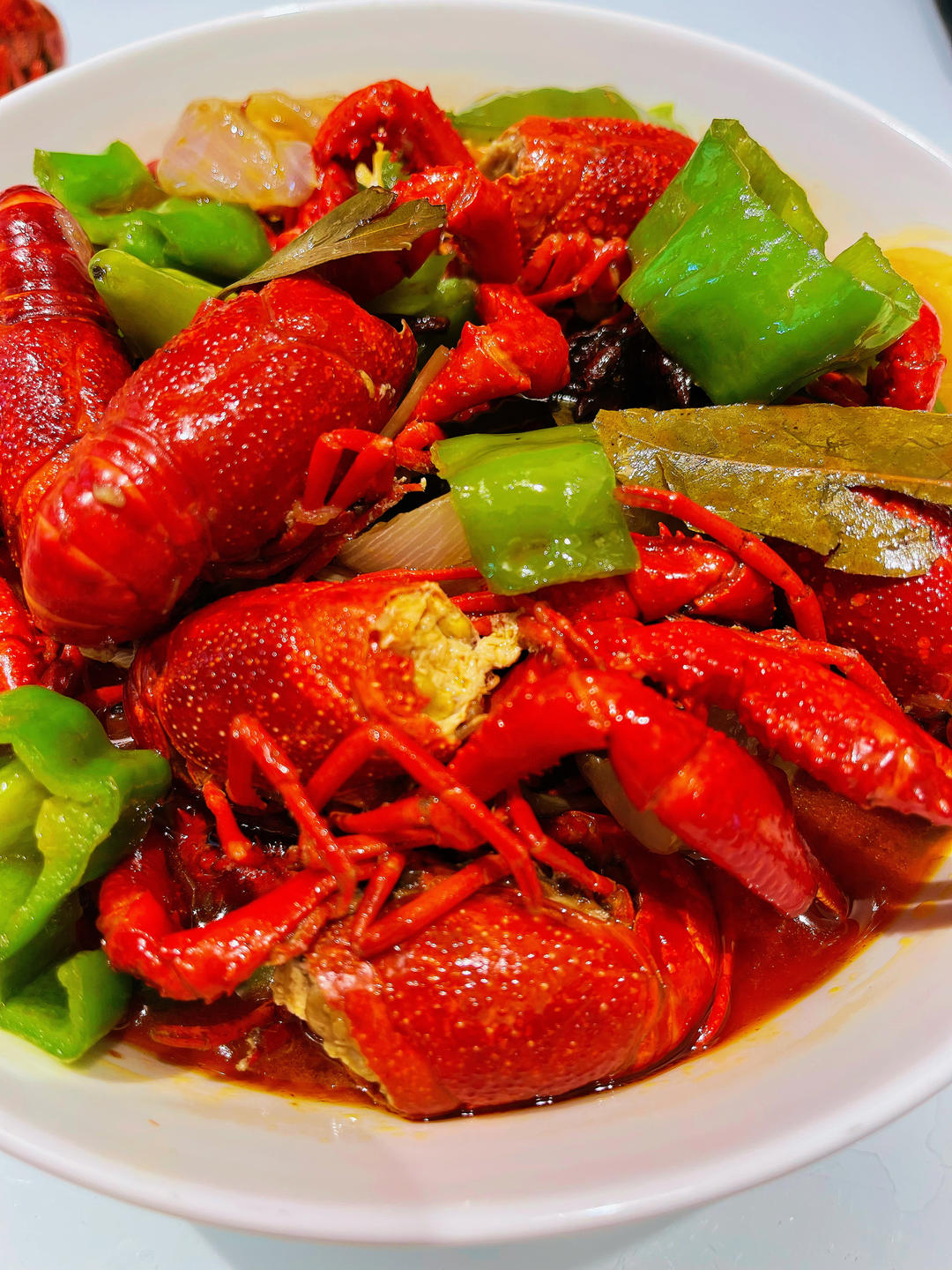 香辣小龙虾（用火锅底料）