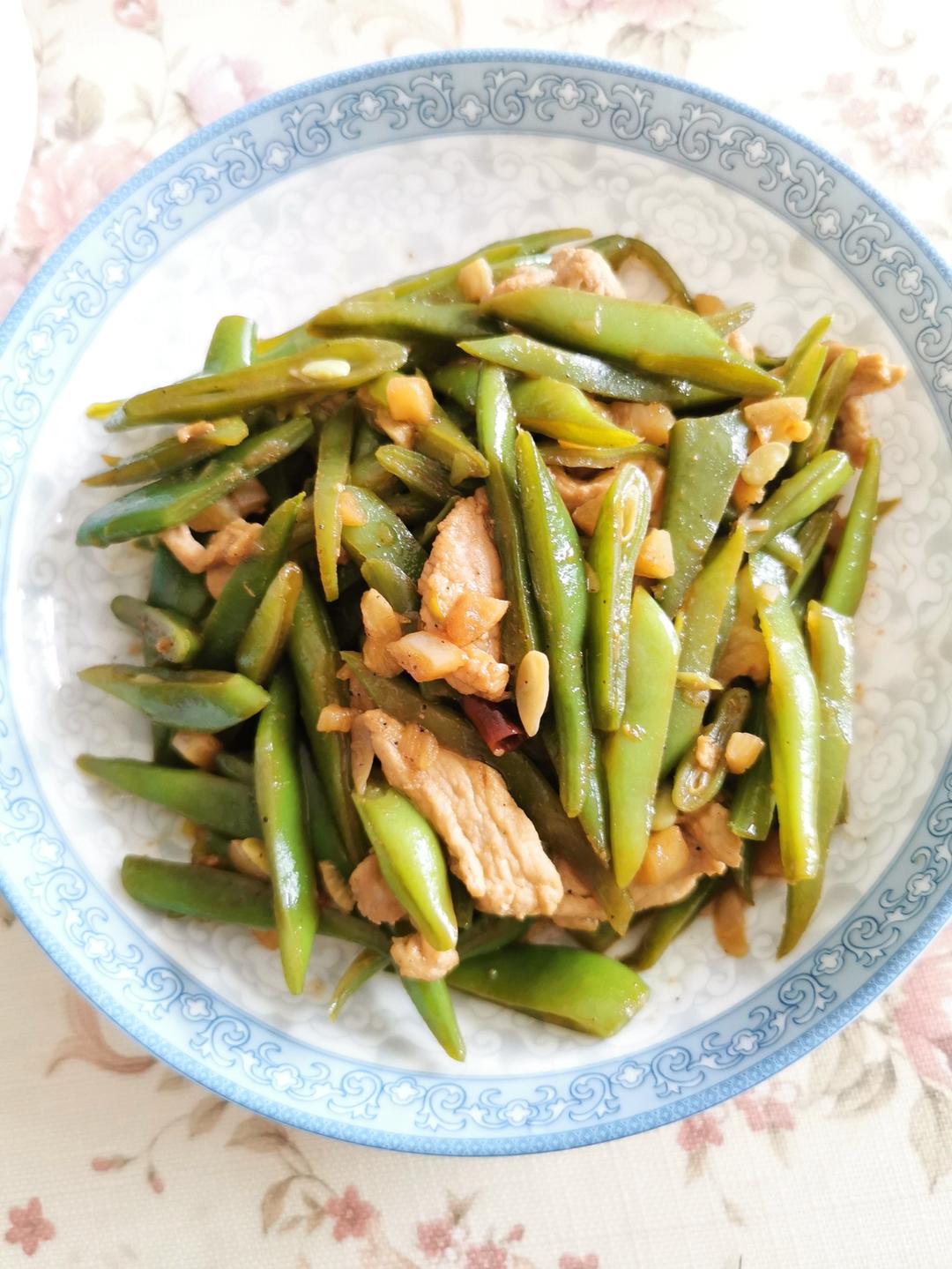 下饭神器 扁豆炒肉