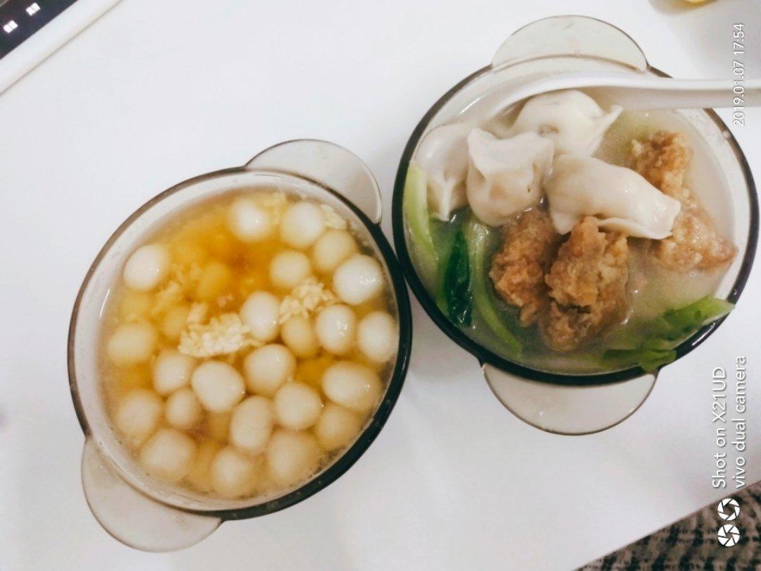 老红糖酒酿小汤圆