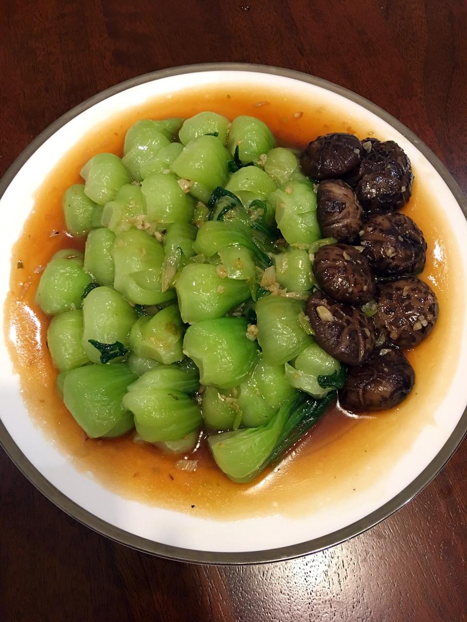 蚝油香菇小油菜