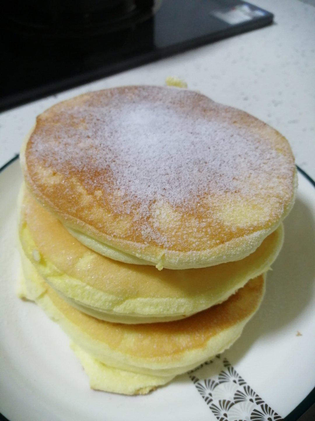 原味无油日式舒芙蕾厚松饼