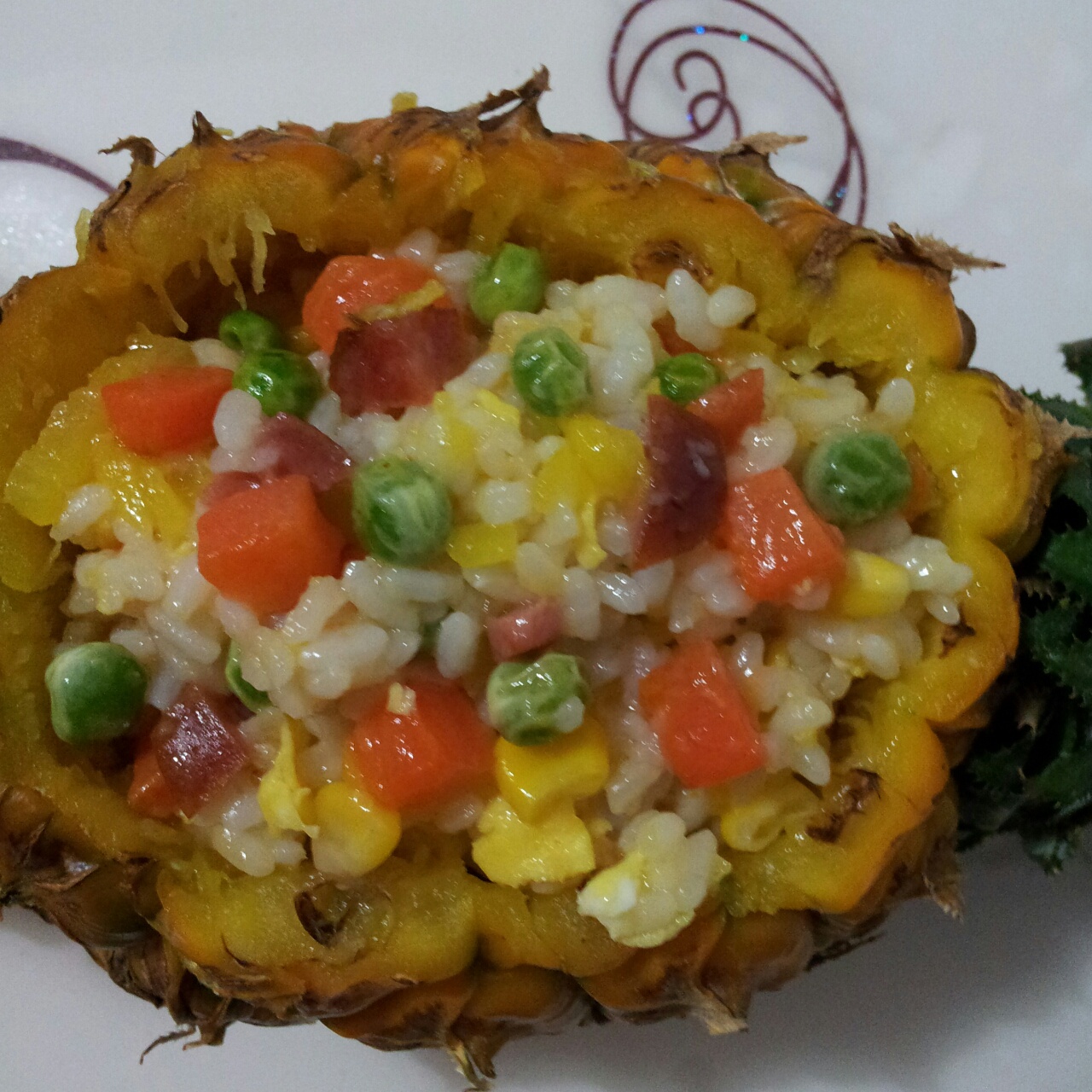 培根菠萝饭