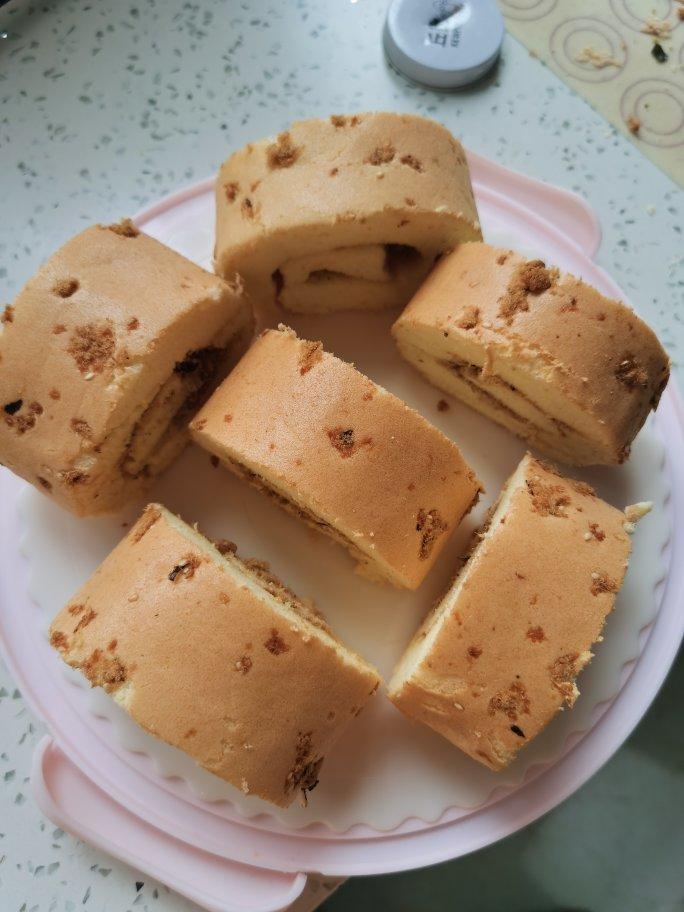 香葱肉松蛋糕卷
