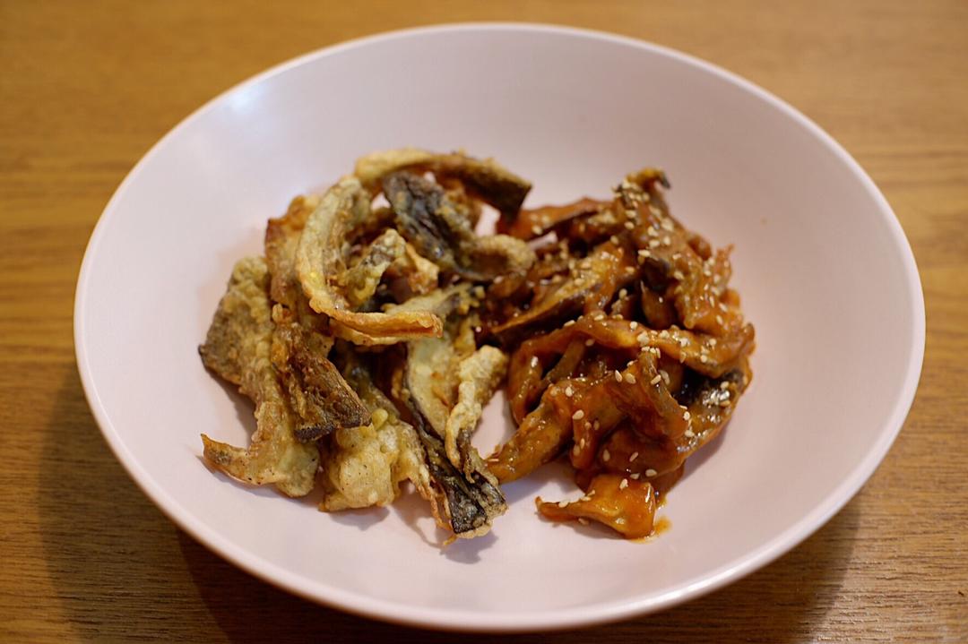海苔香松炸蘑菇