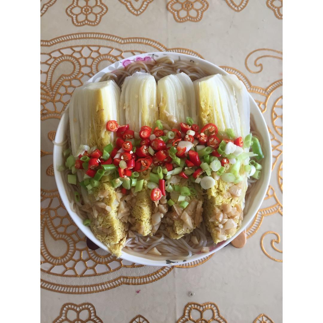 蒜蓉粉丝蒸娃娃菜