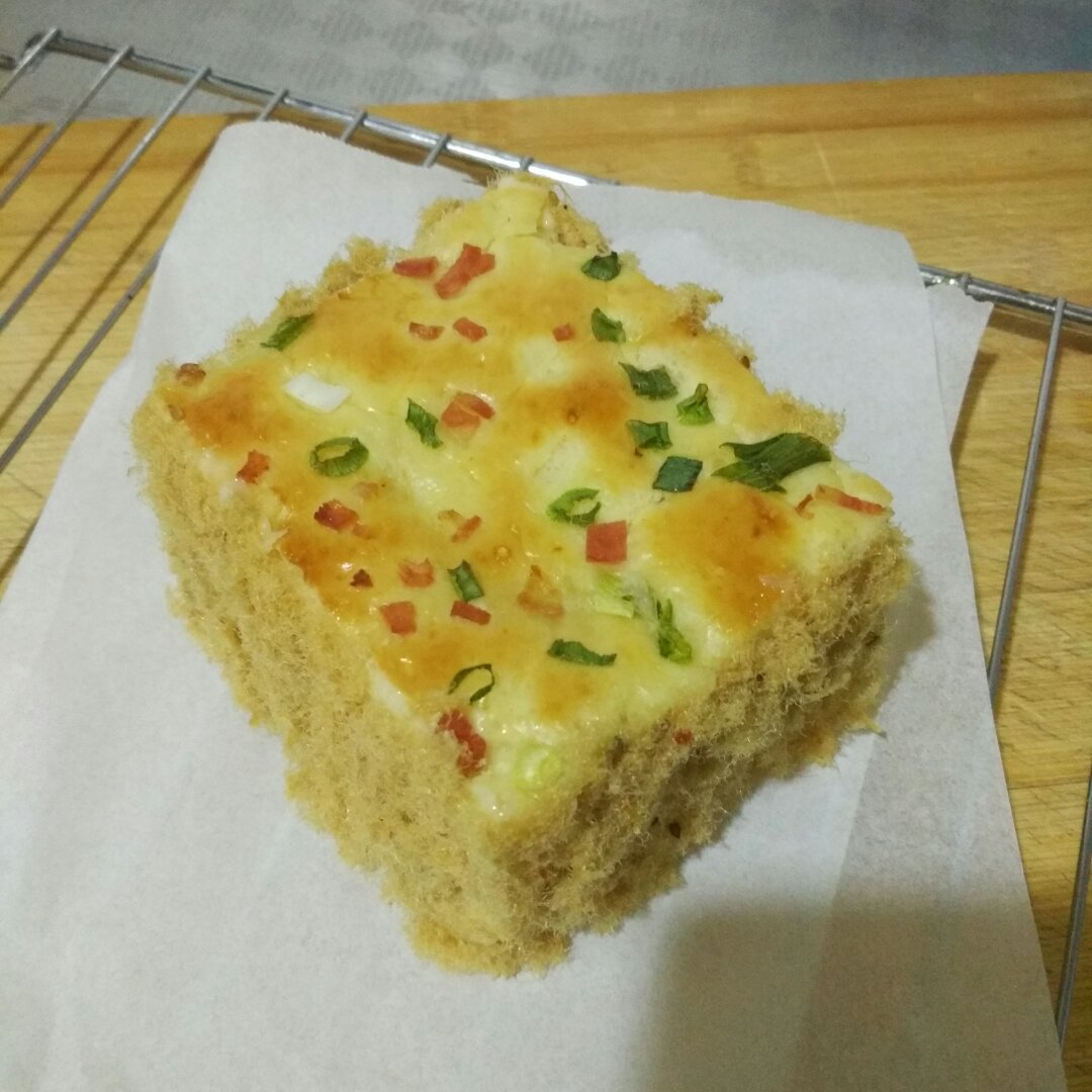 香葱肉松面包