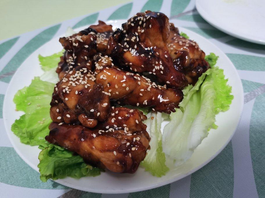 日式蜜汁照烧鸡翅根（好吃到吮指～）
