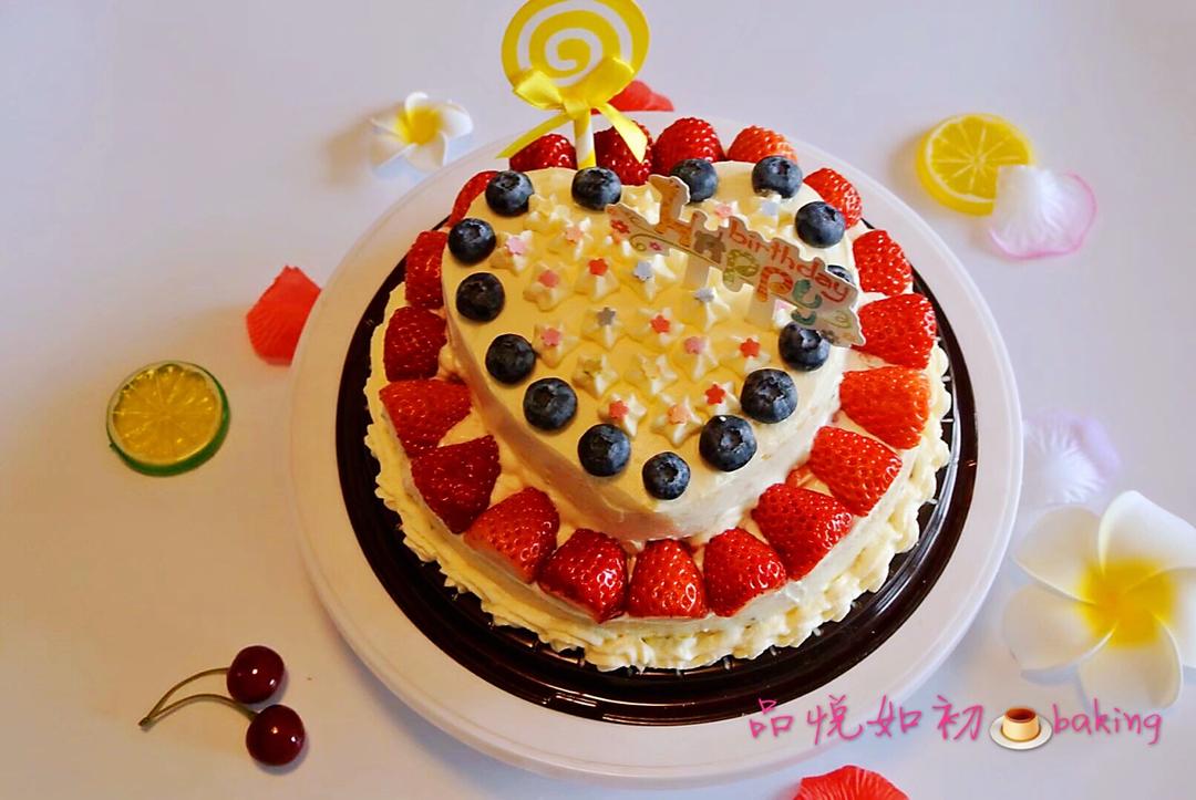《Tinrry+》草莓奶油蛋糕（8寸配方）
