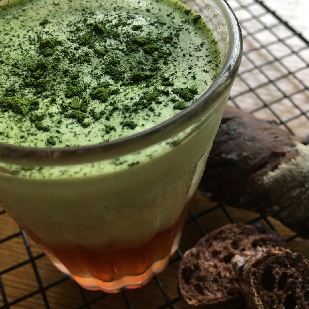 海盐芝士奶盖茶#喜茶版#