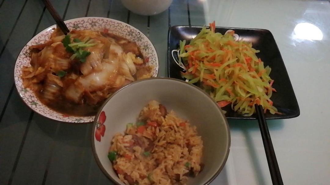 电饭煲香肠焖饭