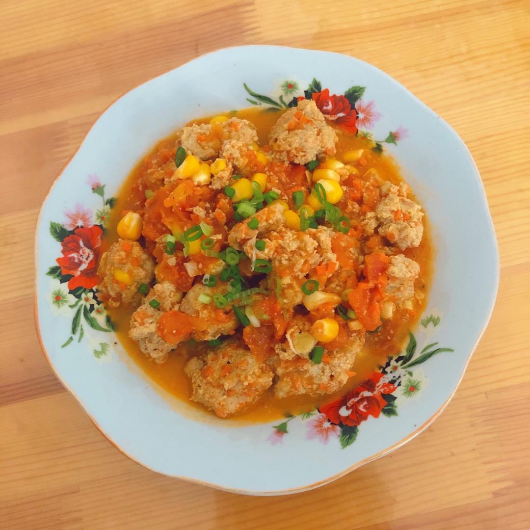 【番茄鸡肉丸】
