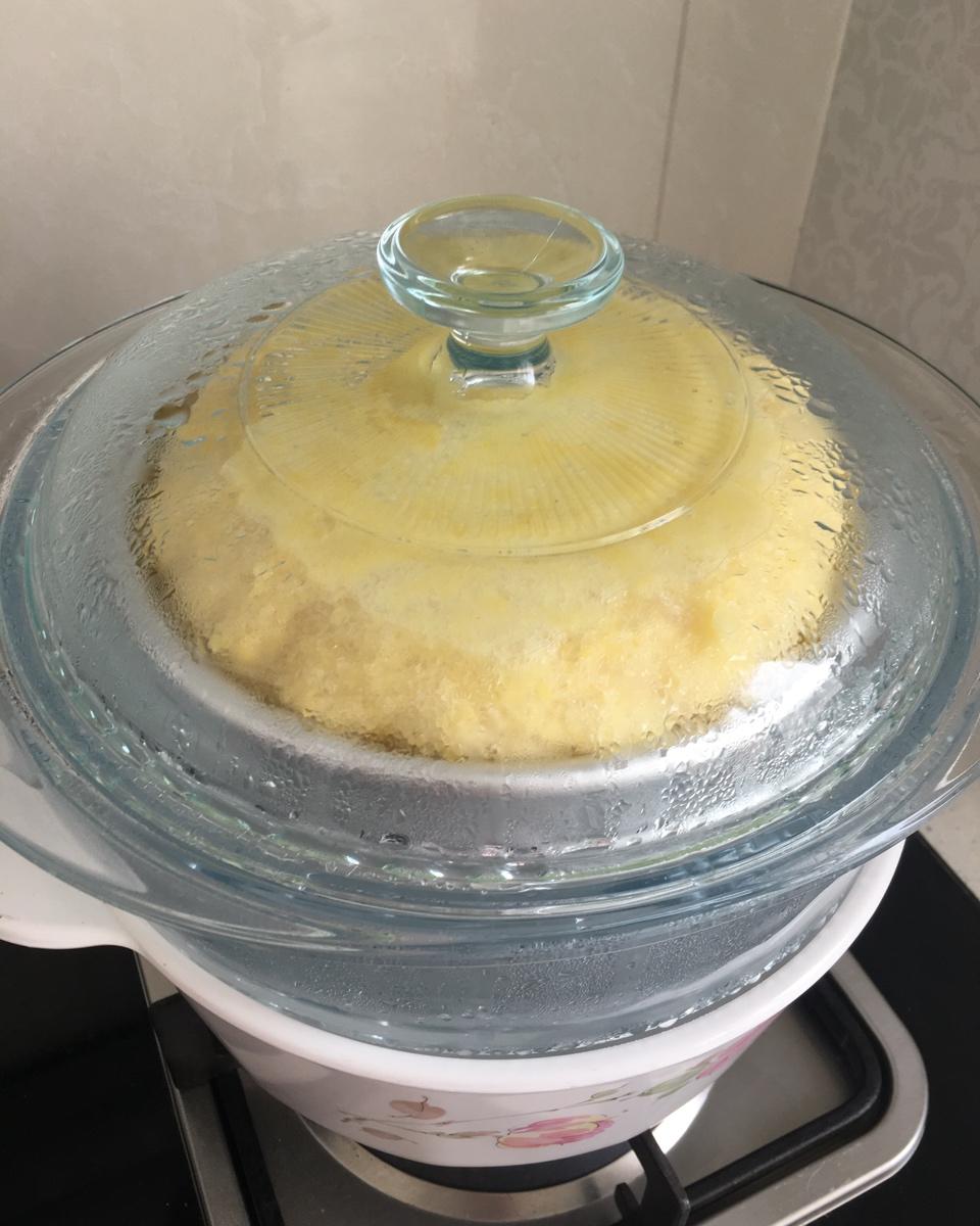 零失败戚风蒸蛋糕（8寸）可做蛋糕胚（另附红丝绒蒸蛋糕做法）