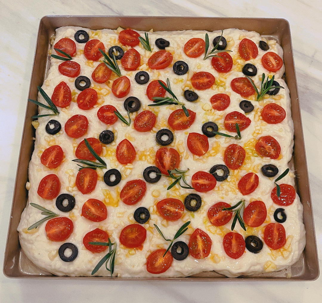 『研究了2年的完美食谱』最简单的免揉佛卡夏