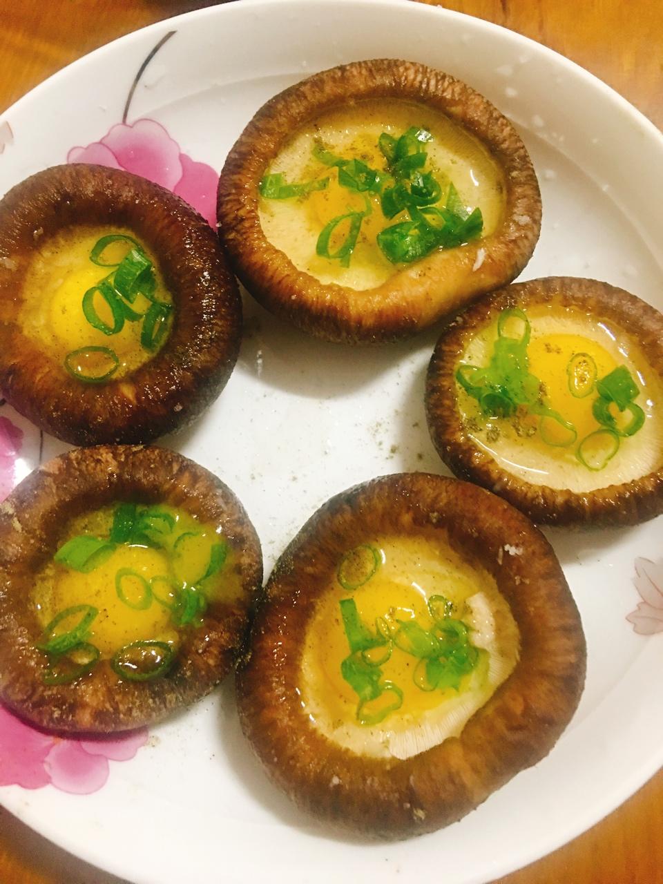 美观简单的香菇蒸蛋