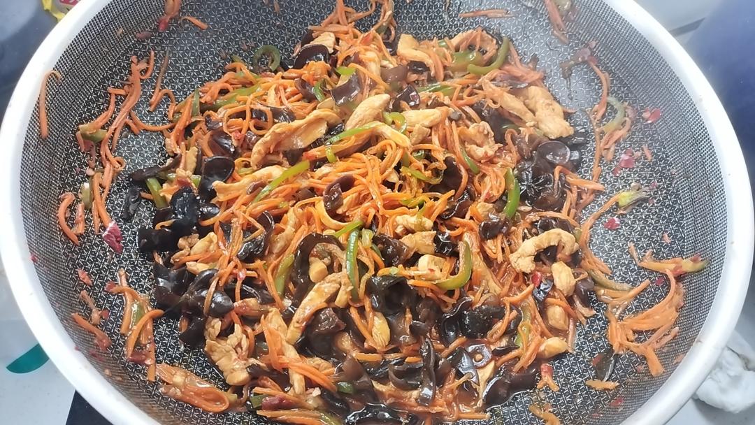 无敌下饭低脂鸡胸肉版鱼香肉丝