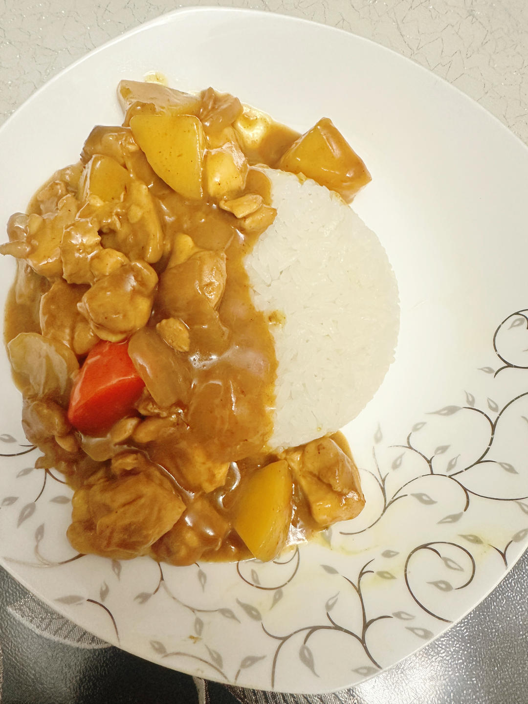 咖喱鸡肉饭