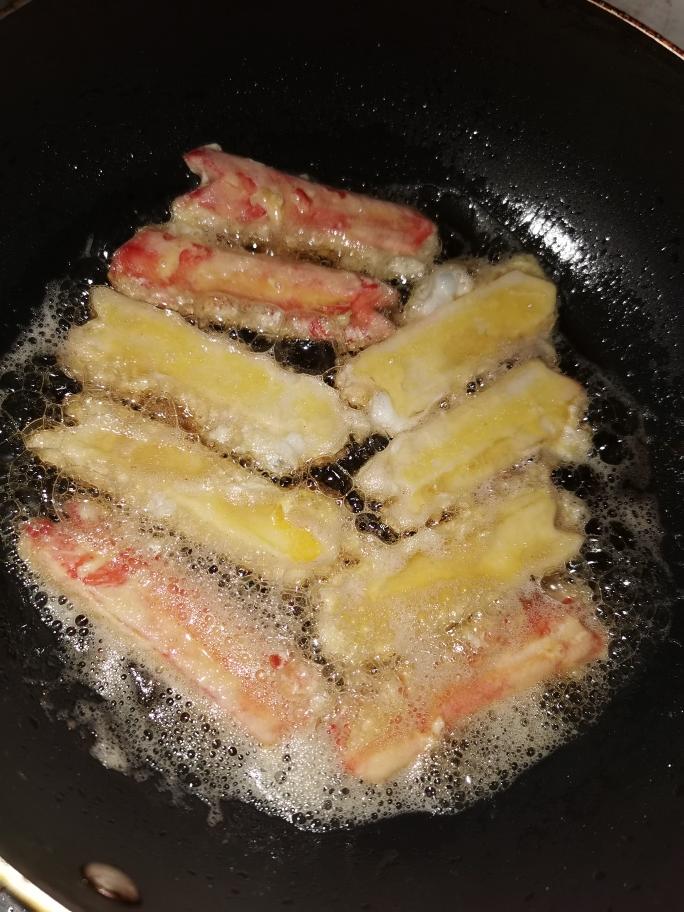 香煎蟹柳蟹肉棒的做法 步骤9