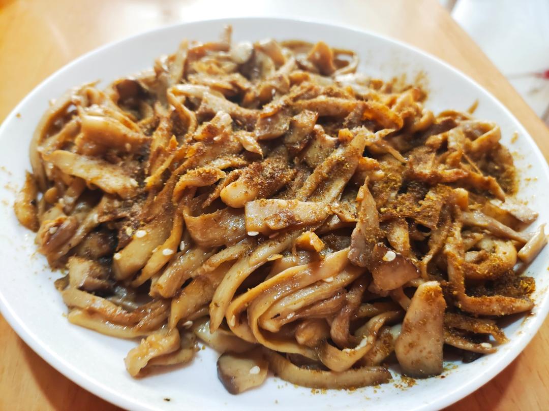 干煸手撕杏鲍菇