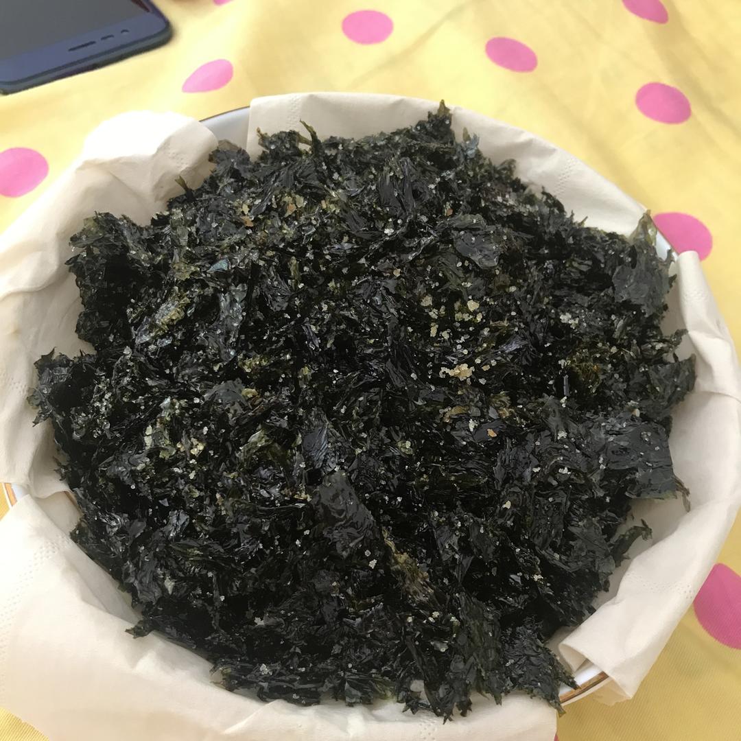 电饭锅烤紫菜