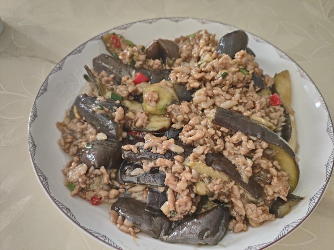 【不变色不油炸的肉末茄子】下饭神器