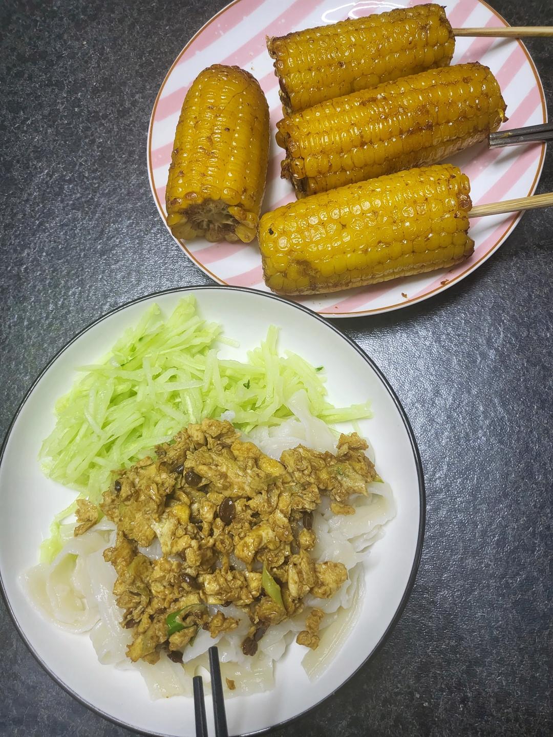 家庭烤箱烤玉米