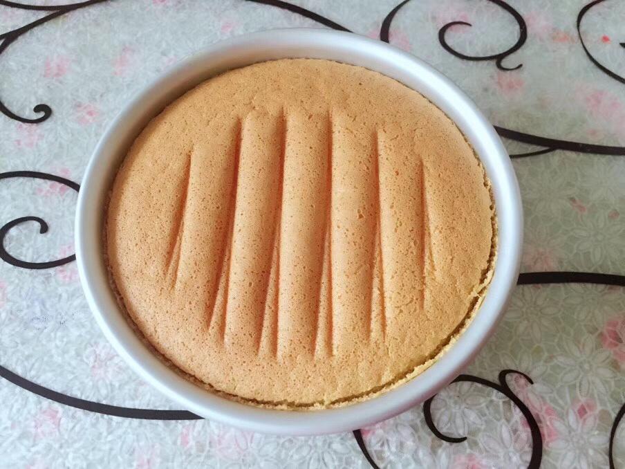 6寸原味戚风蛋糕