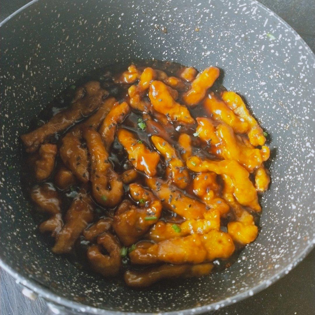 酸甜可口的糖醋里脊(鸡胸肉版)