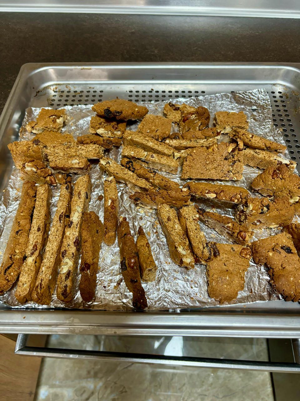【健康零食】燕麦坚果意式脆饼