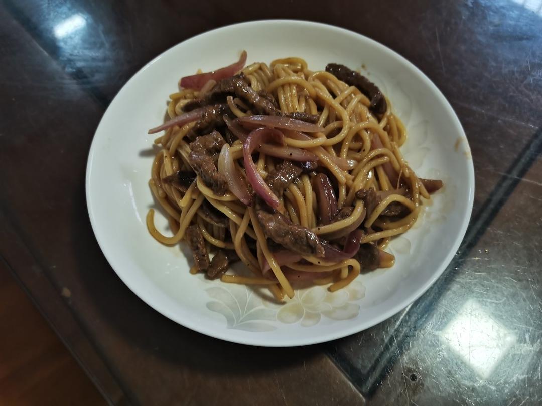 比餐厅好吃的黑椒牛柳意面🍝零失败简单教程
