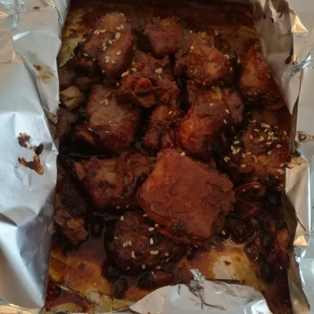 锡纸烤排骨