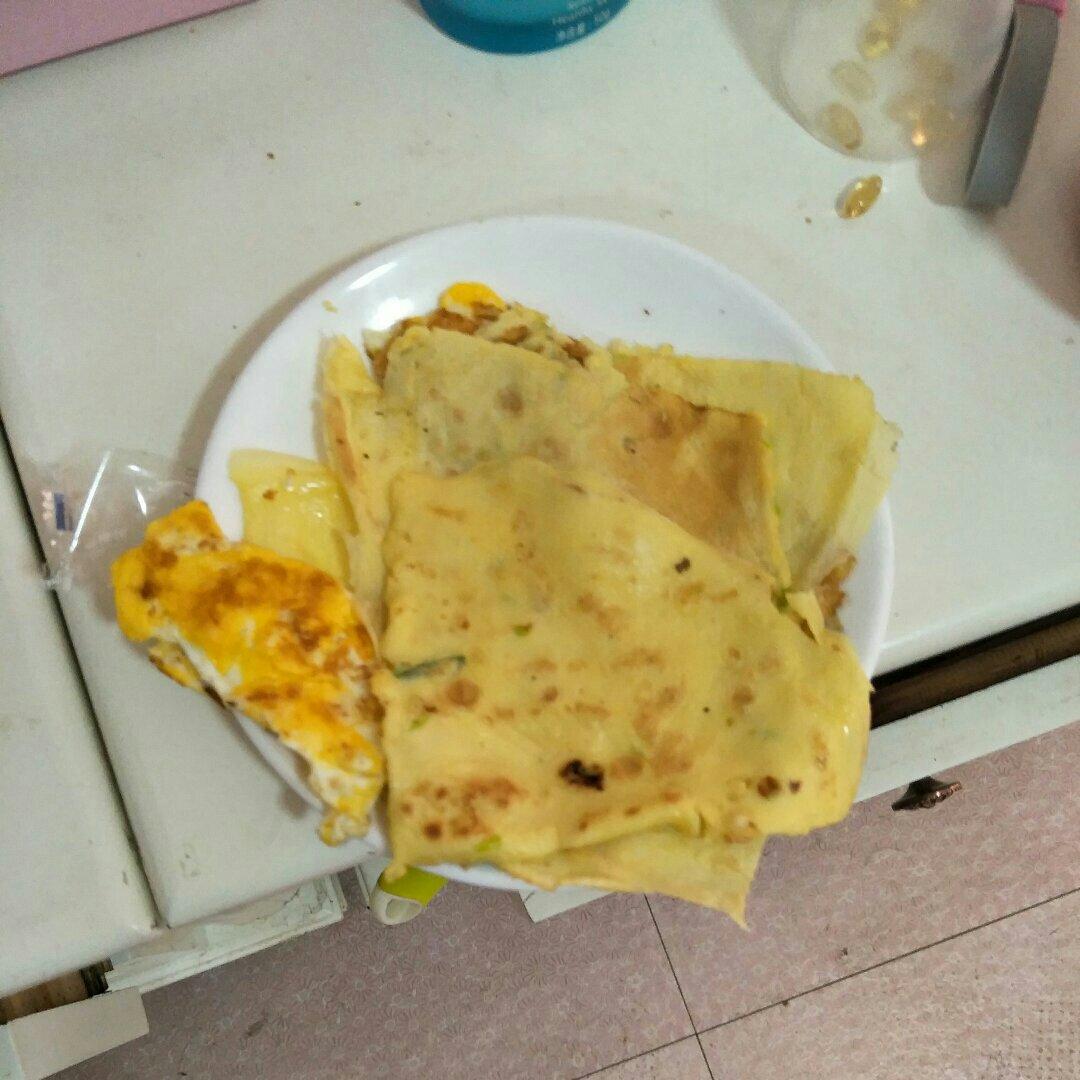 葱花蛋饼（快手营养早餐）