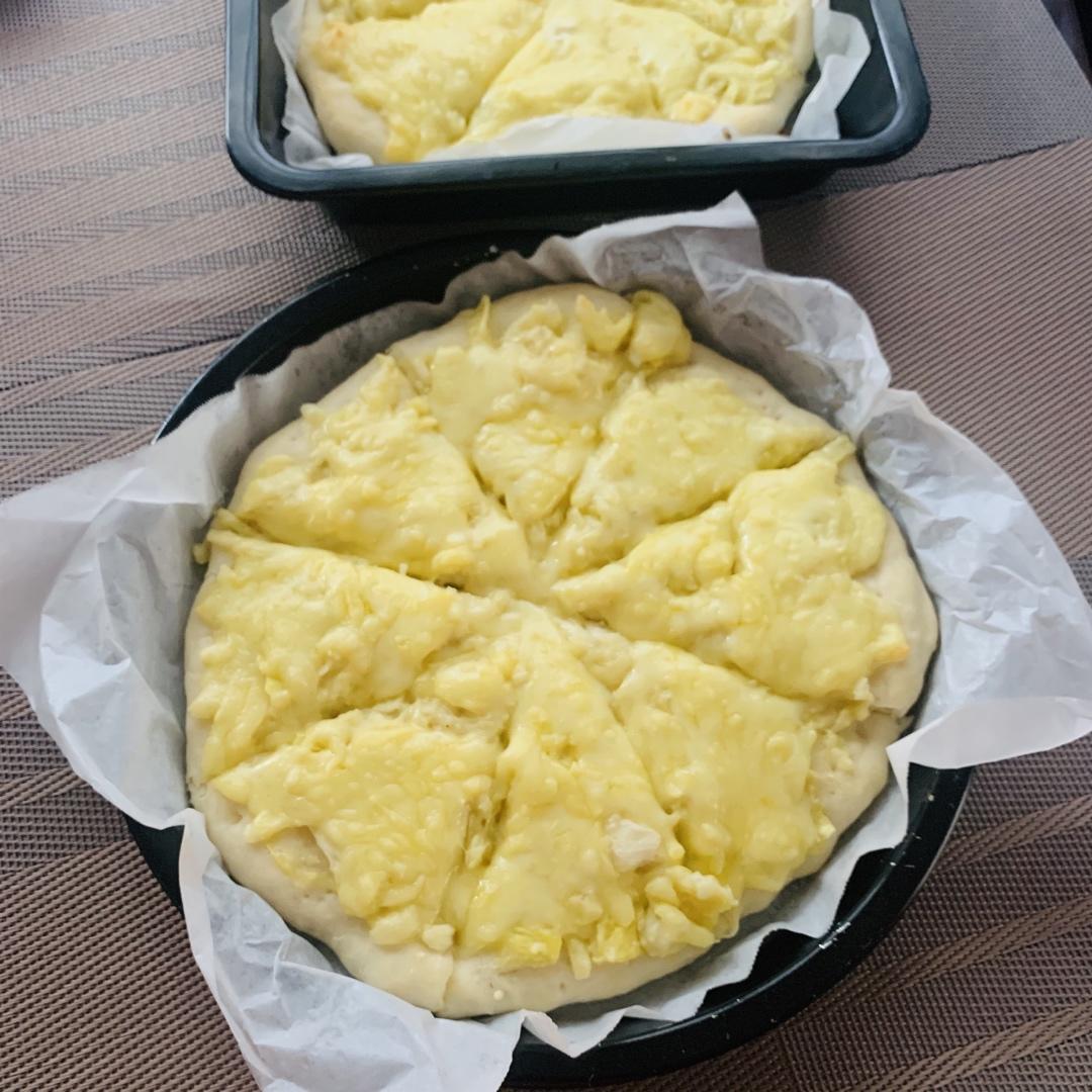 榴莲披萨及饼底制作