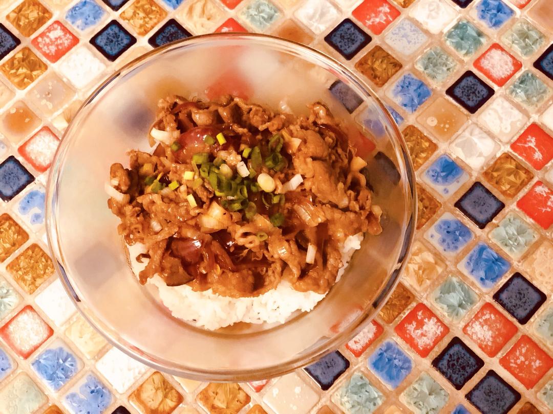 简单又好吃的照烧肥牛饭