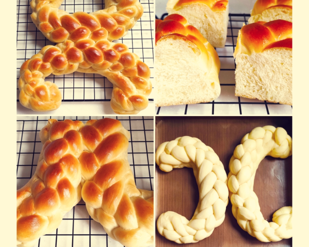 六股辫子面包