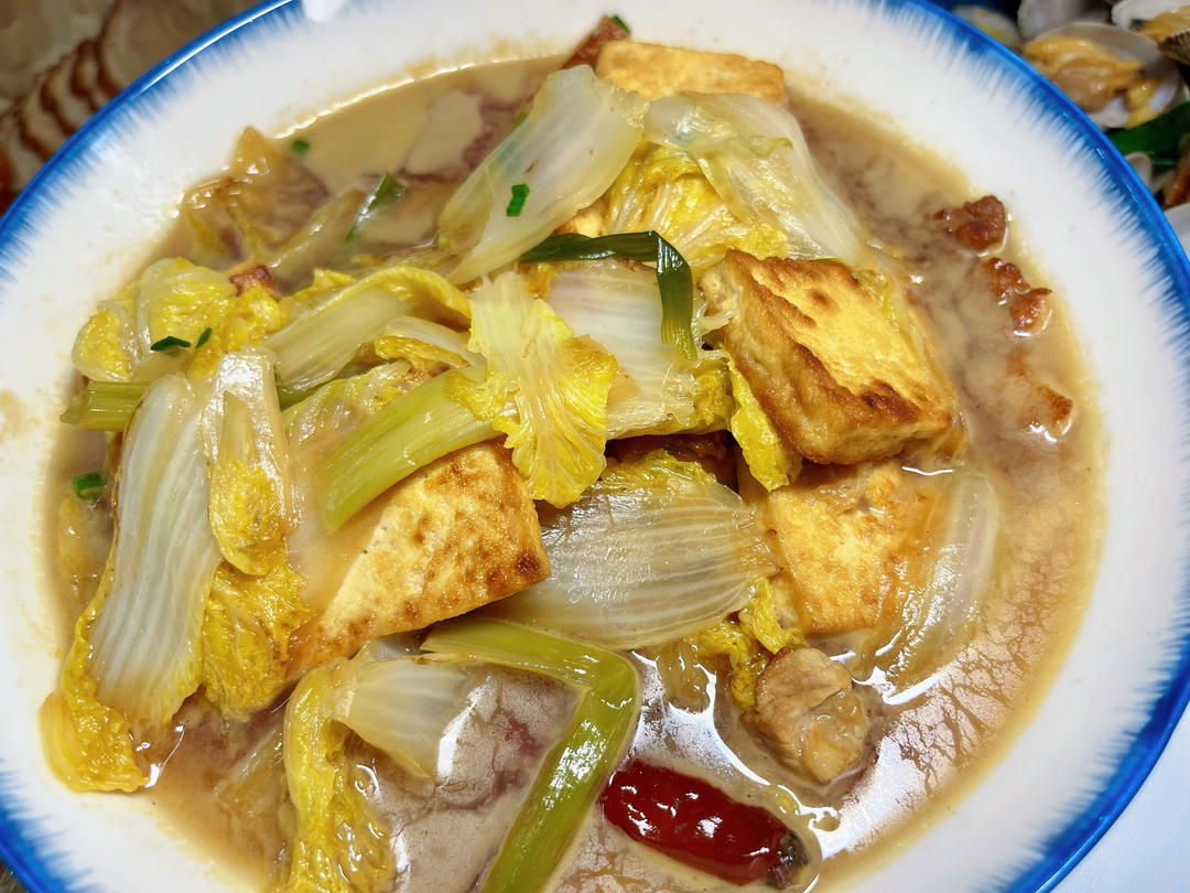 白菜炖豆腐