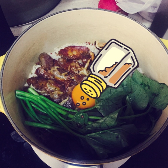 铸铁锅煲仔饭