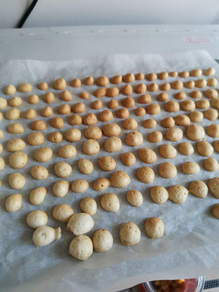 超简单的蛋清奶粉溶豆小饼干