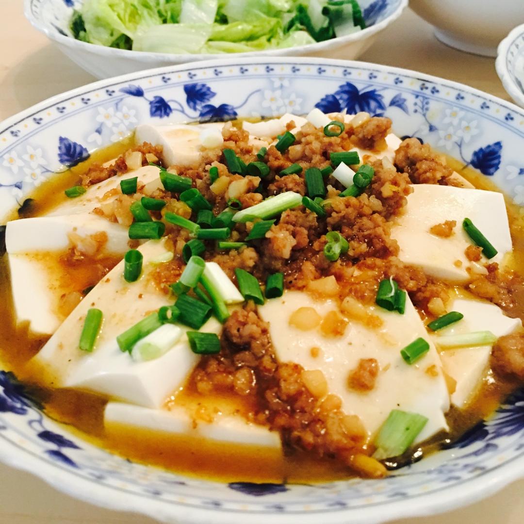 肉末蒸豆腐