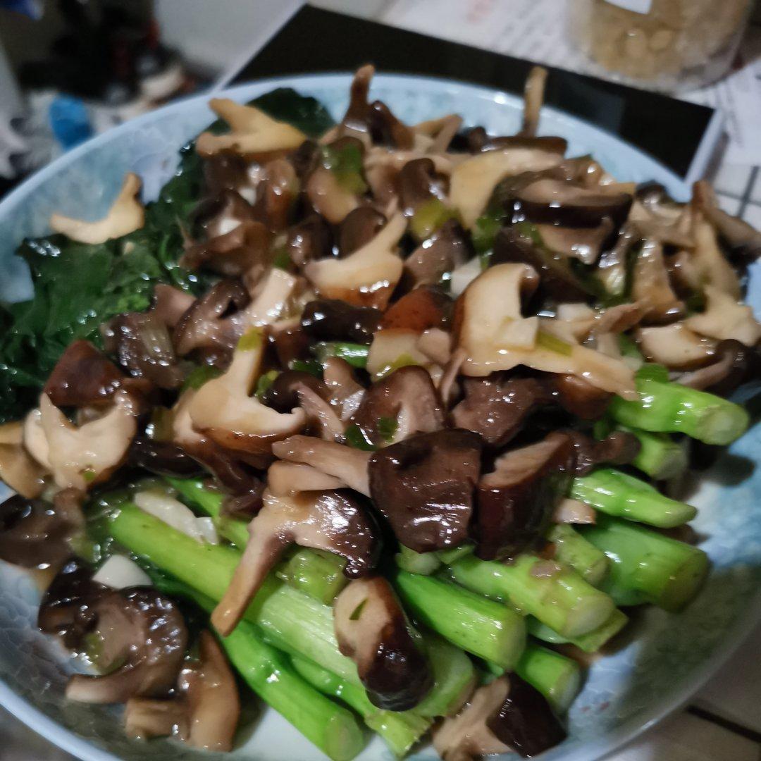 蚝油香菇小油菜