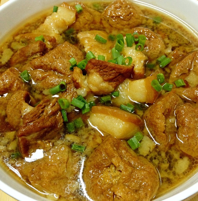 油豆腐烧肉