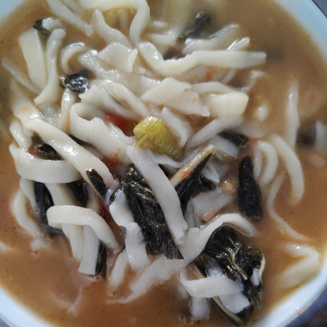 芝麻叶糊涂面条