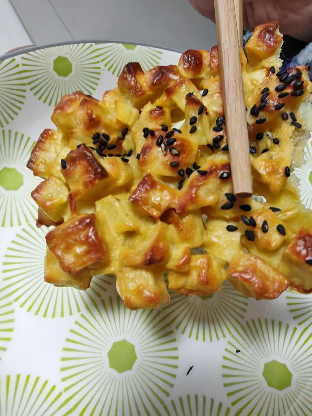 减脂集美ZUI爱低卡饱腹烤红薯饼