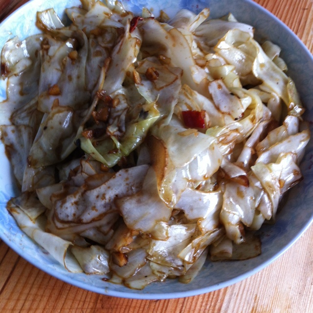 干煸手撕包菜