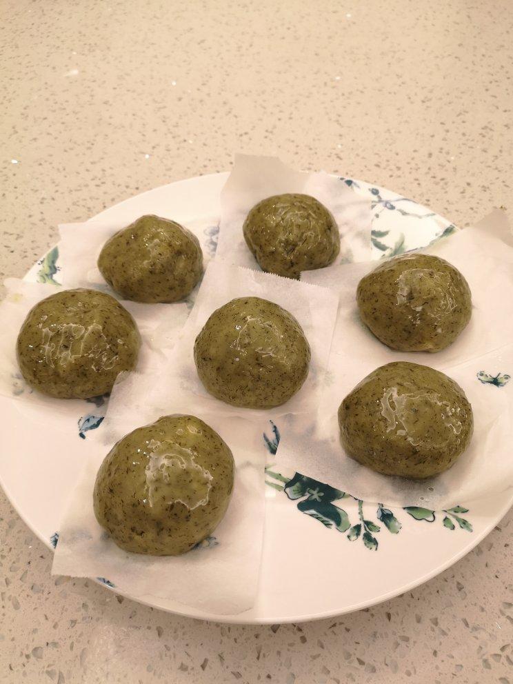 鲜奶青团，网红奶香青团