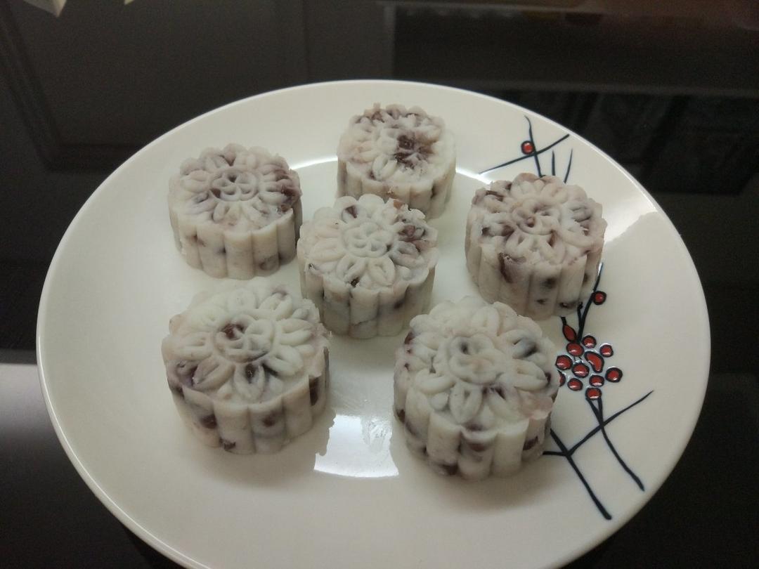 纯山药红豆糕（无糯米粉版）