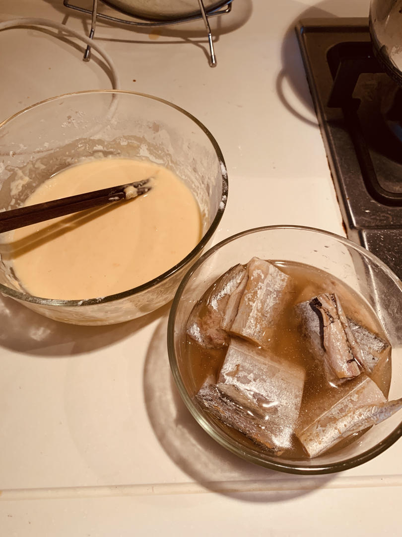 家庭版香煎带鱼段 鲜香美味哟