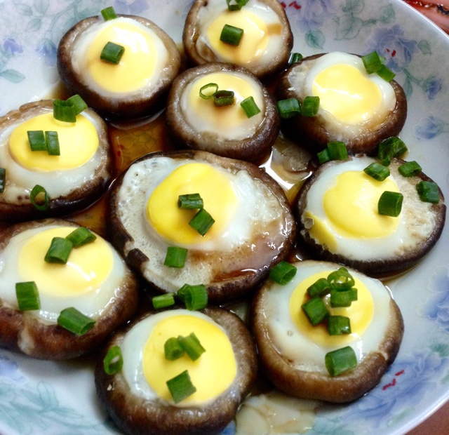 冬菇蒸鹌鹑蛋